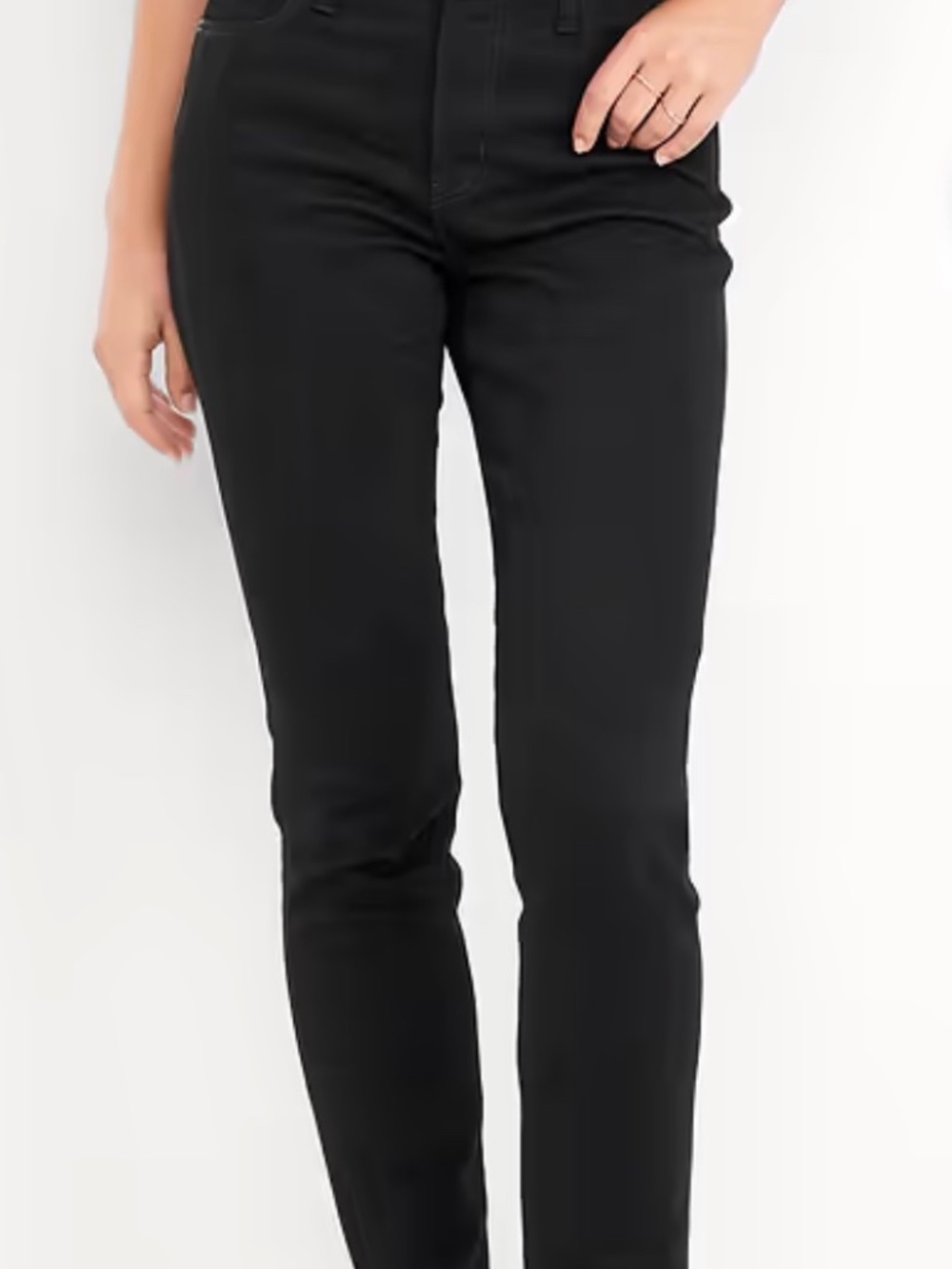 NWT Old Navy Slim High Rise Black Jeans